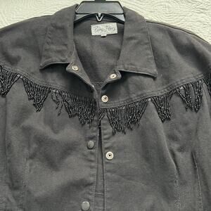 Vintage Paris Blues Denim Jacket - Size Large